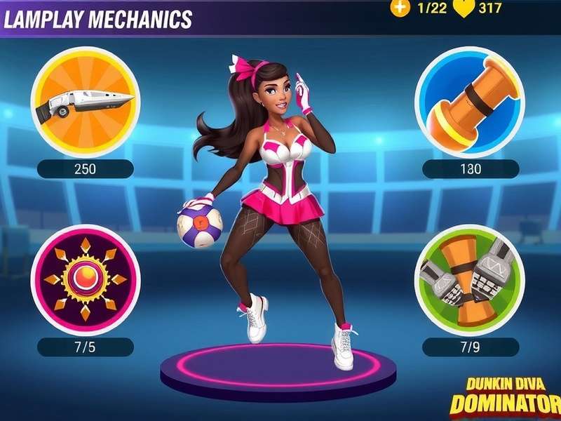 Dunkin Diva Dominator Gameplay Mechanics